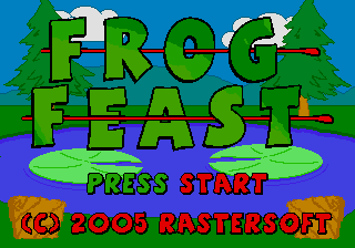 Заставка игры Frog Feast